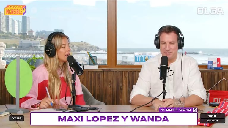 Maxi López en Olga