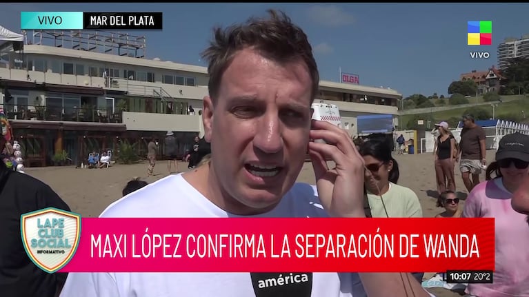 Máxi López habló del nacimiento de su hijo Lando en el programa Lape Club Social (Foto: captura de América).