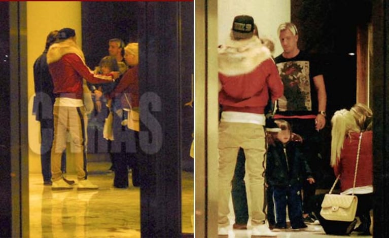 Maxi López le entregó los hijos a Wanda Nara. (Foto: revista Caras)