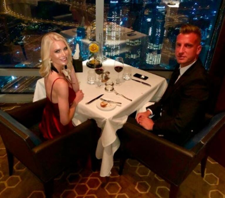 Maxi López le organizó un cumpleaños sorpresa a su novia en Dubai: ¡las fotos!