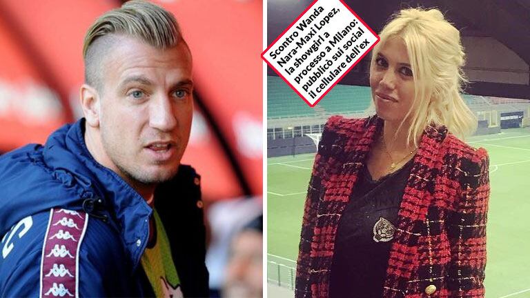 Maxi López logró que la Justicia de Italia procese a Wanda Nara por divulgar sus datos personales en Facebook