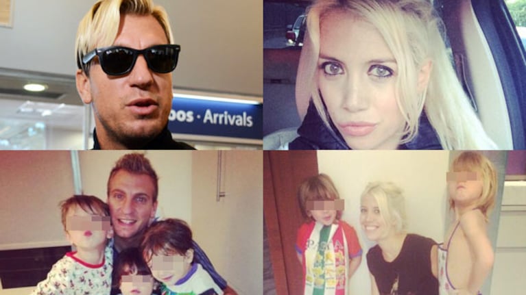 Maxi López niega haber pedido la tenencia de sus hijos con Wanda (Fotos: Web).