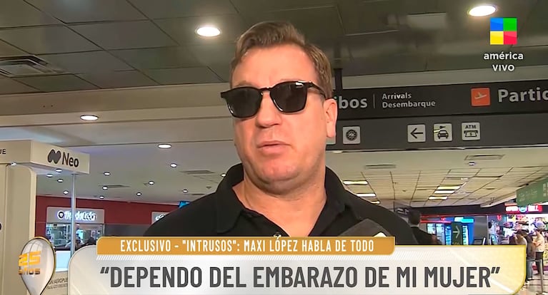 Maxi López reveló si estará presente en el nacimiento de su segundo hijo con Daniela Christiansson (Imagen América TV, Intrusos)