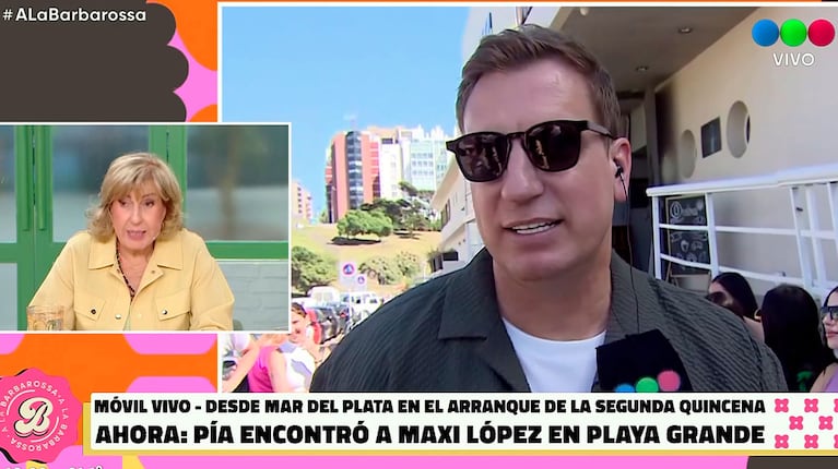 Maxi López se mudará a la Argentina (captura de Telefe, A la Barbarossa)