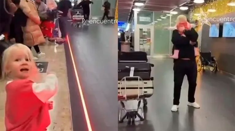 Maxi López se reencontró con su hija Elle en Suiza (Foto: capturas de X/@resumidoinfo)