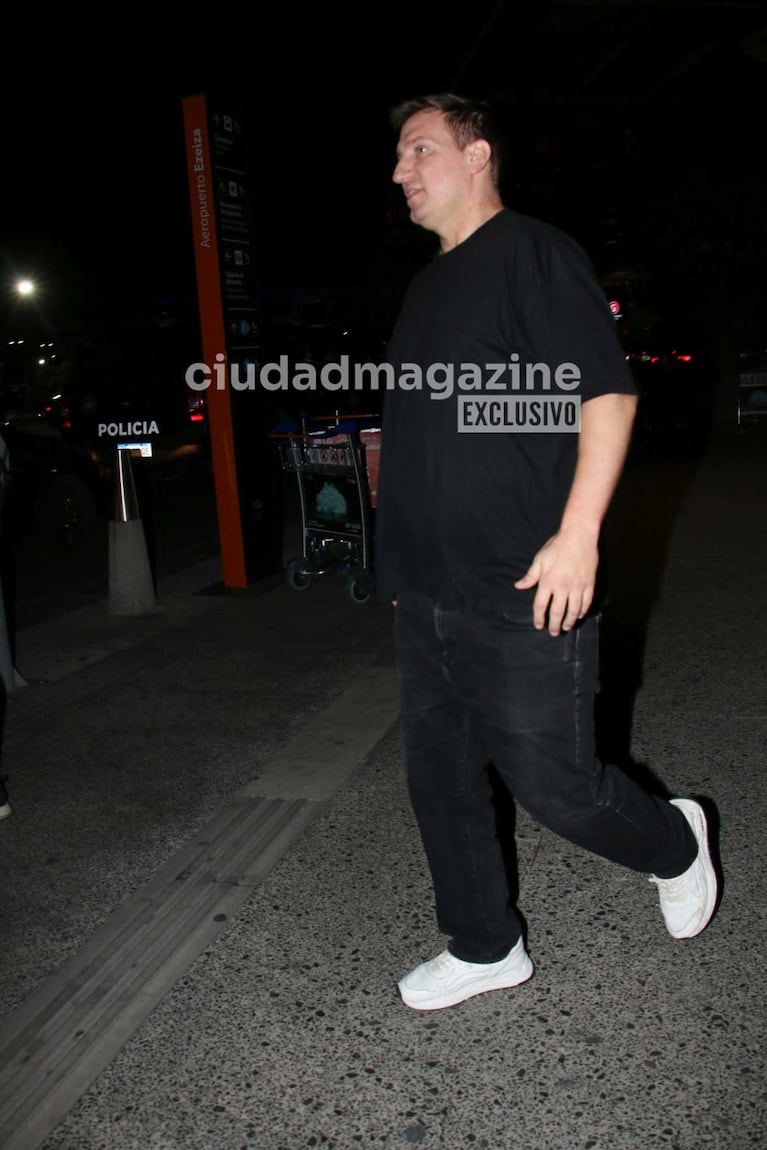 Maxi López volvió a Argentina (Foto: Movilpress)