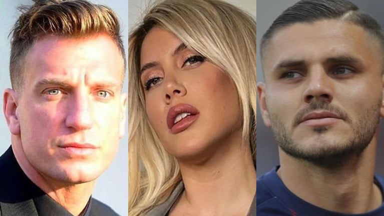 Maxi Lopez, Wanda Nara y Mauro Icardi (Foto: Instagram/officialmaxilopez-wanda_nara-AFP)