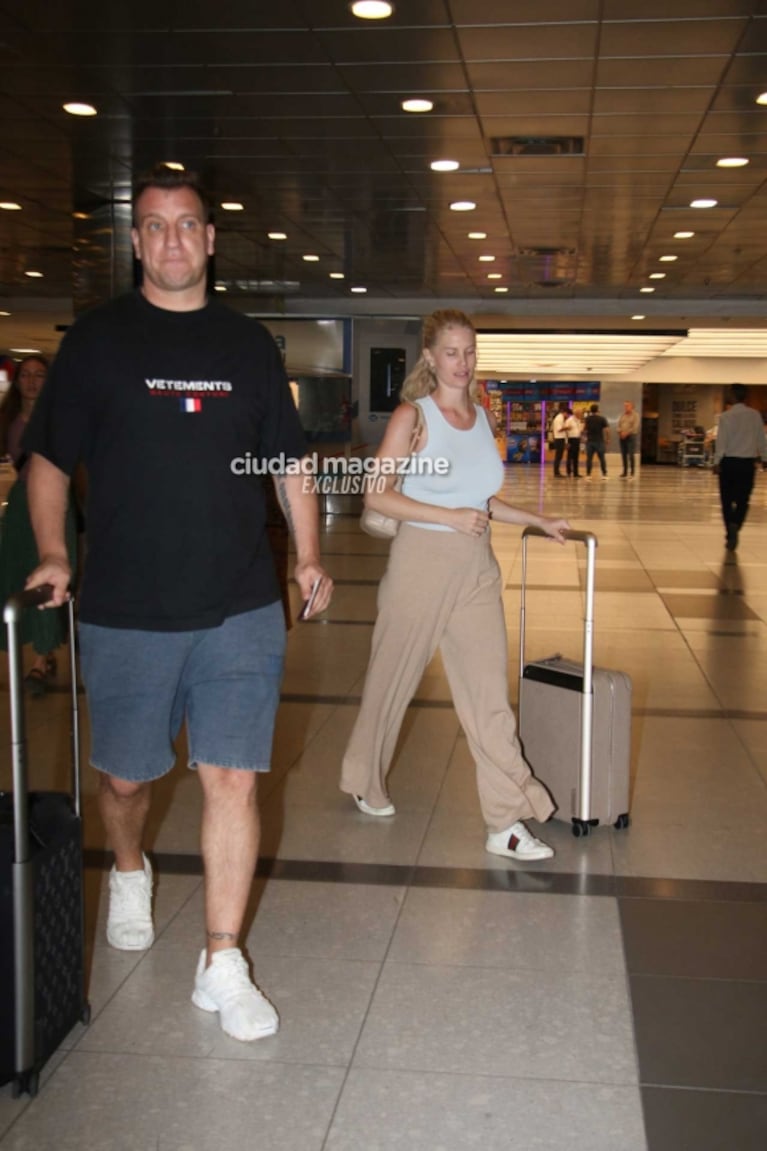 Maxi López y Daniela Christiansson abandonaron Argentina y regresaron al Reino Unido donde nacerá su hija