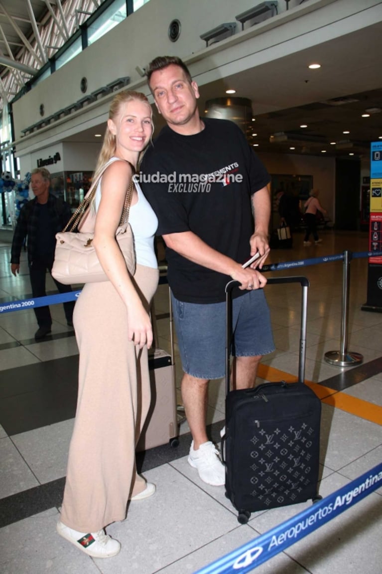 Maxi López y Daniela Christiansson abandonaron Argentina y regresaron al Reino Unido donde nacerá su hija