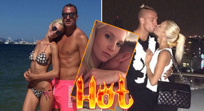 Maxi López y Daniela Christiansson, apasionados en Instagram. 