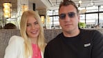 Maxi López y Daniela Christiansson en Inglaterra / Fuente: Instagram