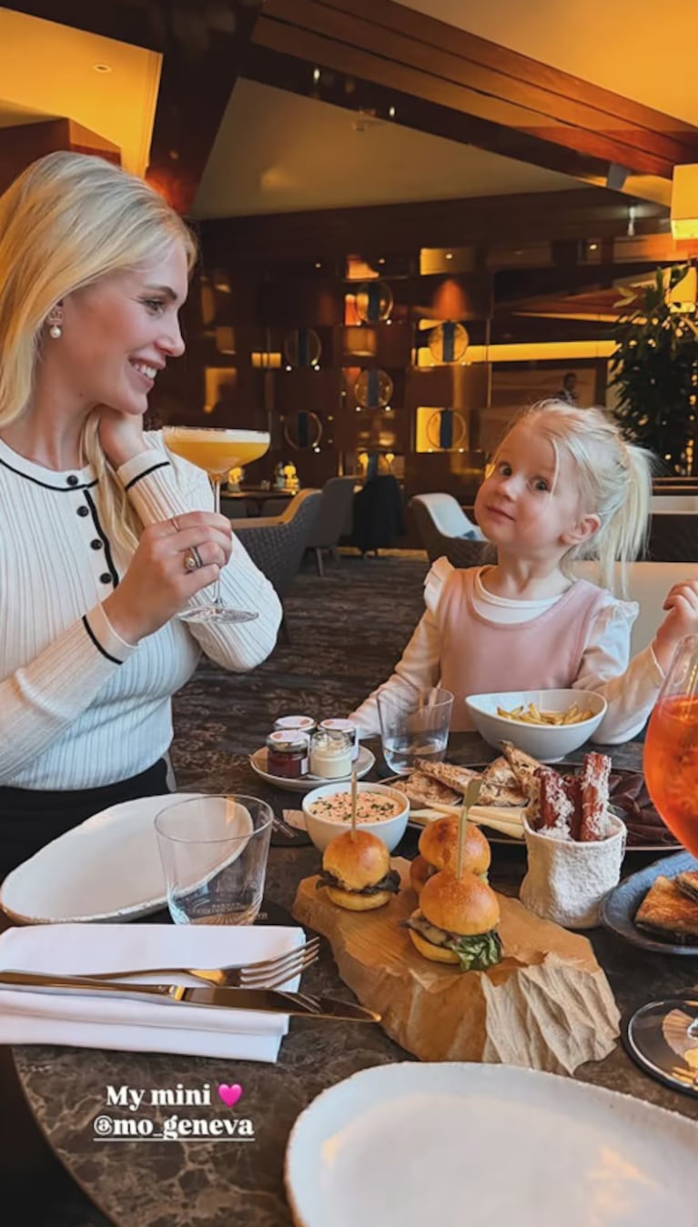 Maxi López y Daniela Christiansson se hospedan en un hotel de lujo en Ginebra: cuánto cuesta la noche | Créditos: Instagram @danielachristiansson