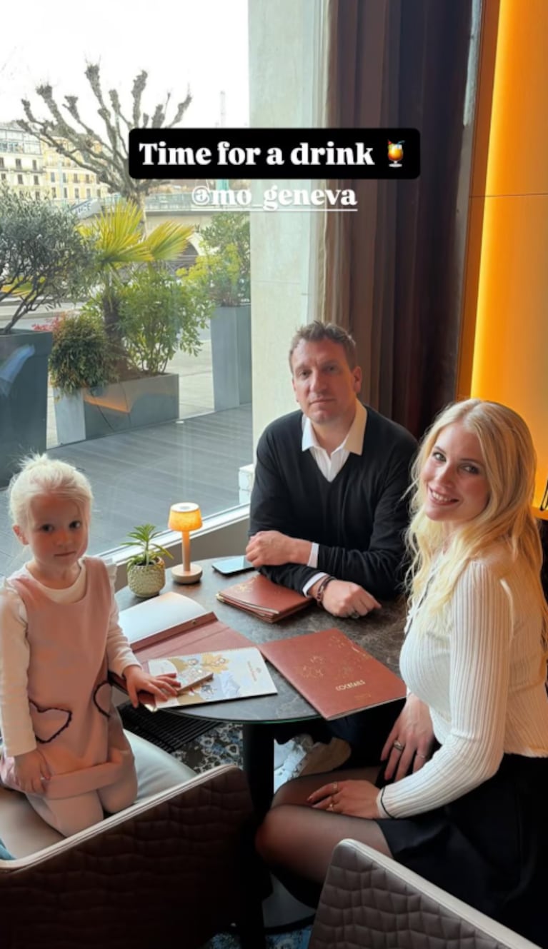 Maxi López y Daniela Christiansson se hospedan en un hotel de lujo en Ginebra: cuánto cuesta la noche | Créditos: Instagram @danielachristiansson