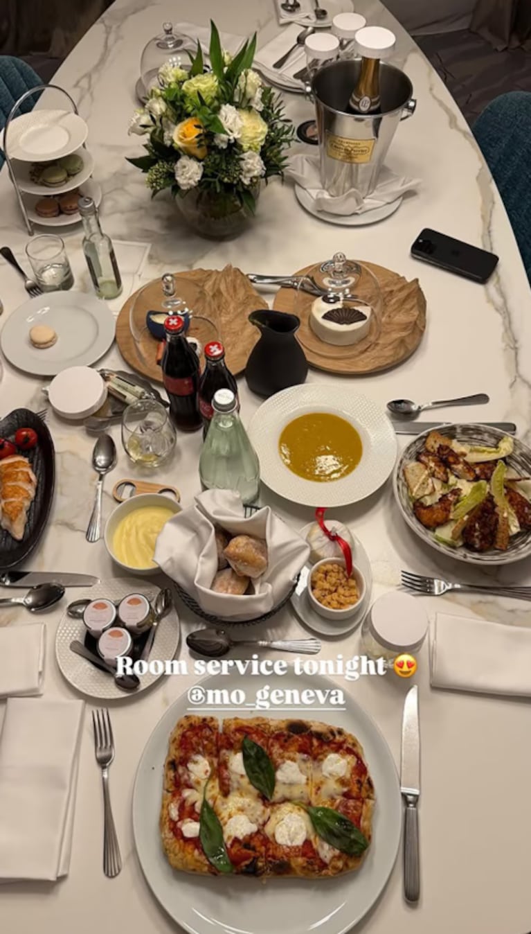 Maxi López y Daniela Christiansson se hospedan en un hotel de lujo en Ginebra: cuánto cuesta la noche | Créditos: Instagram @danielachristiansson