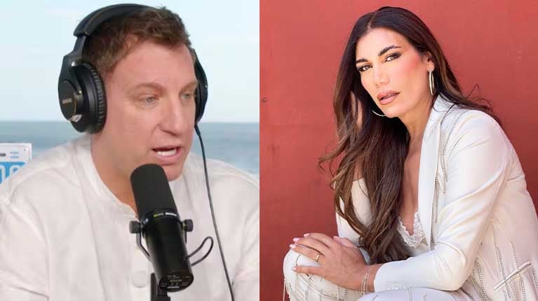 Maxi López y Flor de la V