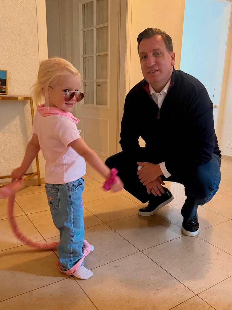 Maxi López y su hija (Foto: Instagram @danielachristiansson)