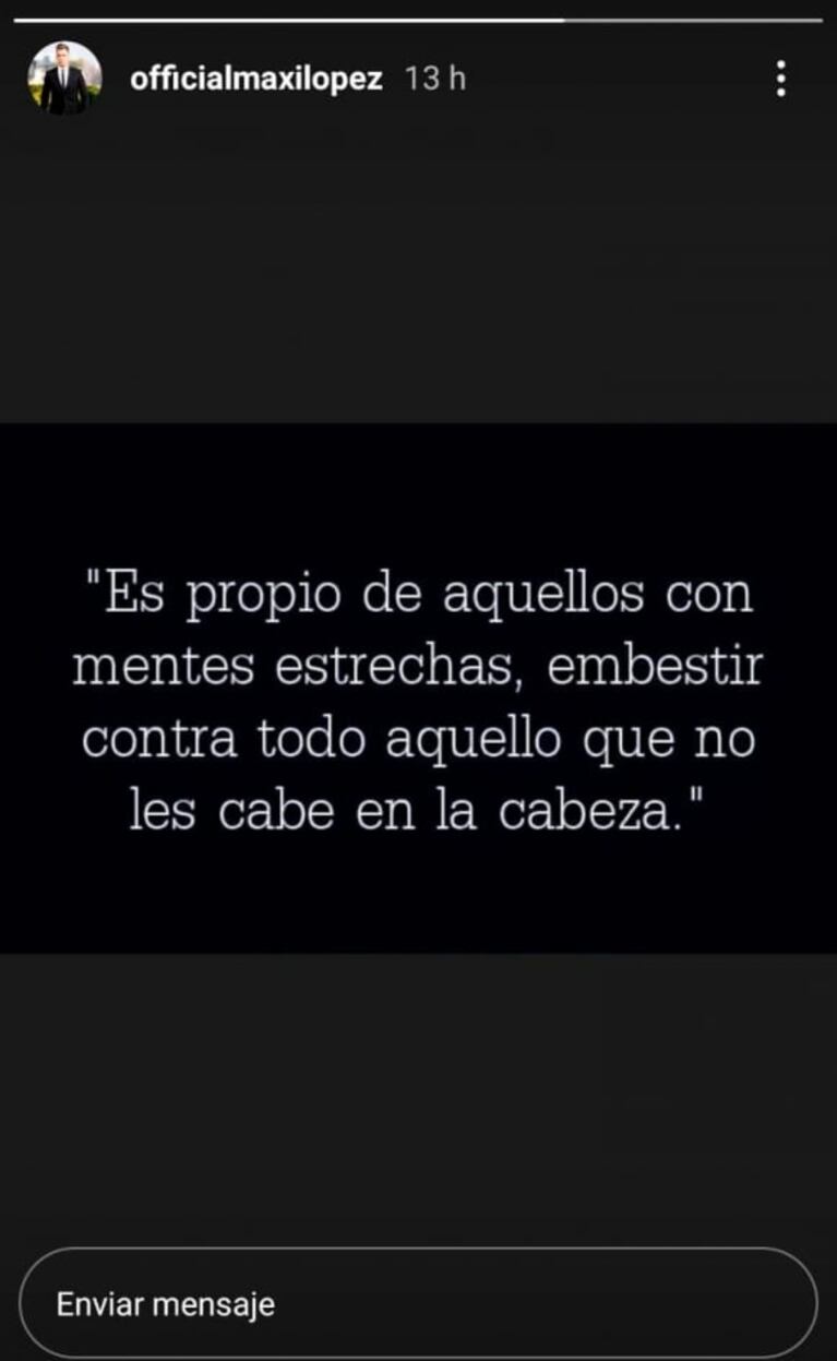 Maxi López y una filosa frase, en guerra con Wanda Nara por el covid positivo: "Es propio de mentes estrechas"