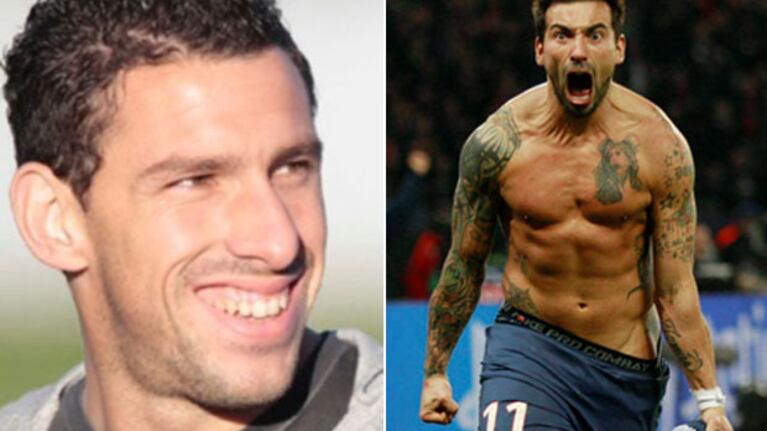 Maxi Rodríguez y el furor por el Pocho Lavezzi. (Fotos: Web)