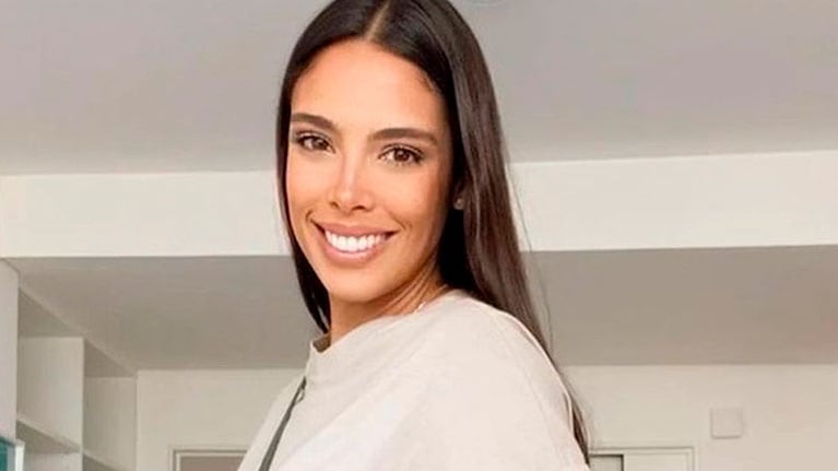 Maypi Delgado, feliz con su primer embarazo.