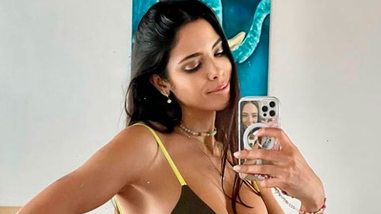 Maypi Delgado lució su pancita de embarazada en bikini: Muchos cambios, dos latidos