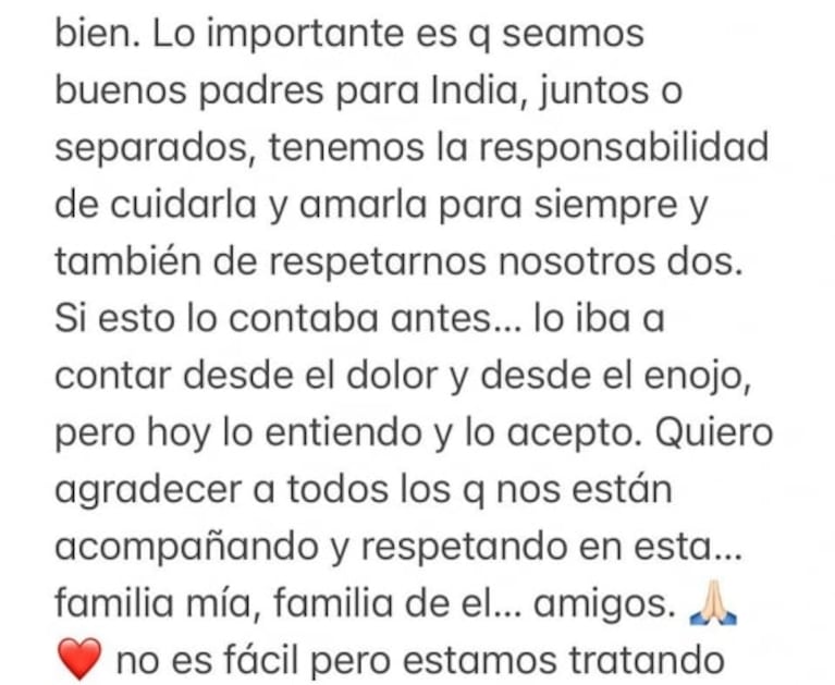 Maypi Delgado se separó a un mes de anunciar que va a ser mamá: "Era el gran sueño de mi vida, pero no el suyo"