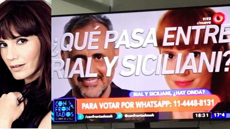 "¡Me mandan esto! Por Diosss un delirio tras otro #Cualquieraaa", twitteó Griselda Siciliani. 