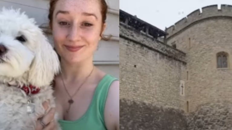Megan Clawson, una joven de 21 años, cuenta cómo es vivir (literalmente) en la Torre de Londres