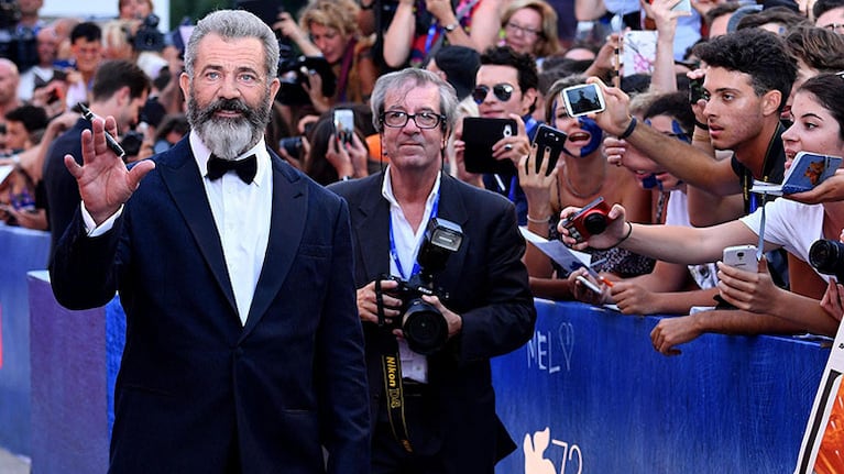 Mel Gibson en Festival de Cine de Venecia- (Foto: EFE)