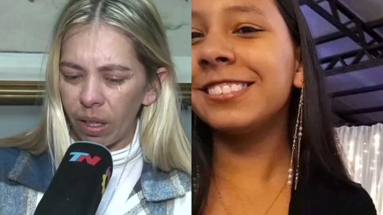 Melisa Heredia y su hija Agostina Vega (Fotos: capturas TN)