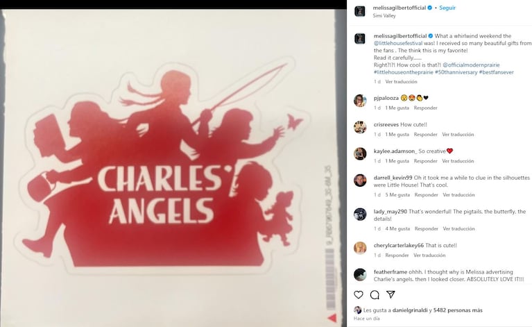 Melissa Gilbert mostró los regalos que le dieron los fans de La familia Ingalls (Foto: Instagram @melissagilbertofficial)
