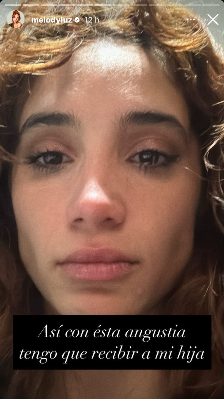 Melody Luz apuntó contra Alex Caniggia (Foto: captura de Instagram).