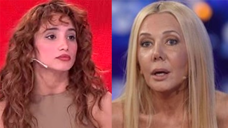 Melody Luz contra Mariana Nannis (Fotos: capturas de América y Telefé).