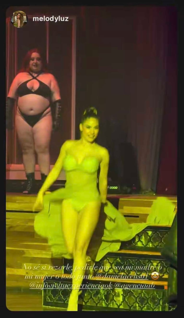 Melody Luz elogió la participación de Daniela Celis en "Sex" (Foto: Instagram @melodyluz)