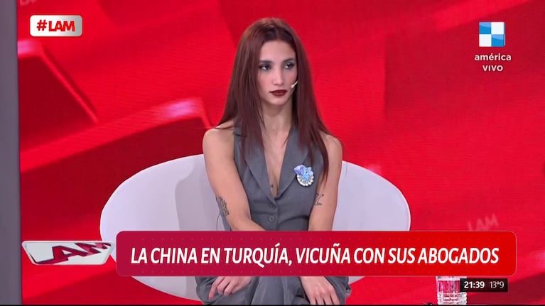 Melody Luz en LAM (Foto: captura de América).