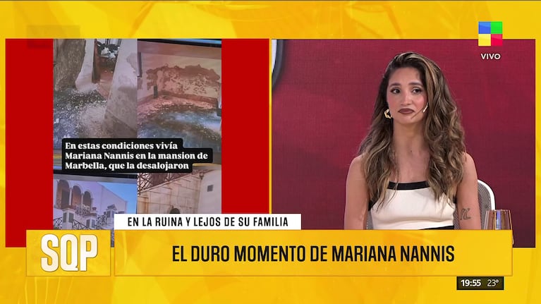 Melody Luz en Sálvese Quién Pueda (Foto: captura de América).