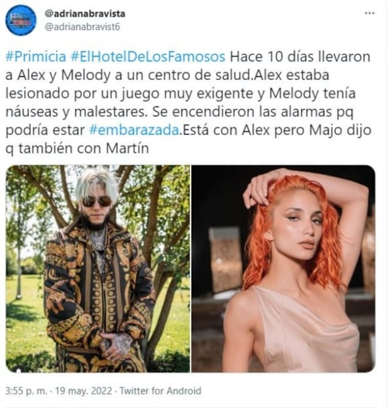 Melody Luz enfrenta rumores de embarazo en El Hotel de los Famosos: "Tenía náuseas y malestares"