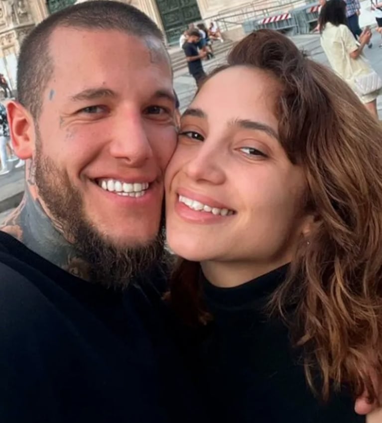 Melody Luz habló del emotivo encuentro de su beba con su abuelo Claudio Paul Caniggia: “Le juega y hace upa”