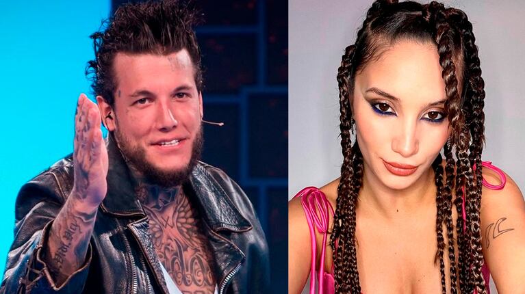 Melody Luz le encontró a Alex Caniggia un mensaje de otra mujer.