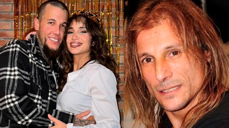 Melody Luz organizó una reunión familiar con sus papás y Claudio Paul Caniggia.