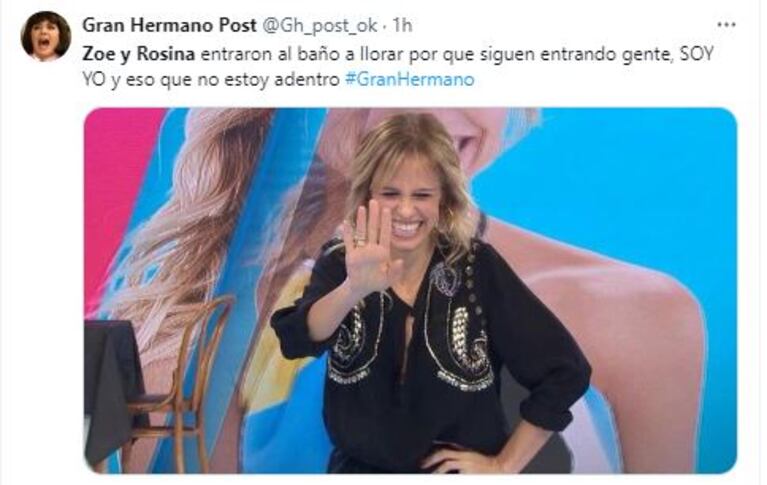 Memes de Zoe y Rosina en Gran Hermano 2023 (Foto: Twitter /X)