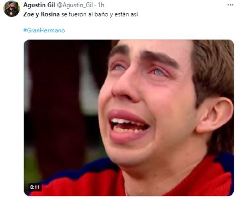 Memes de Zoe y Rosina en Gran Hermano 2023 (Foto: Twitter /X)