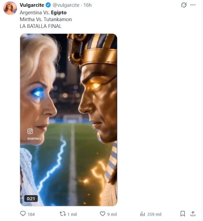 Memes Selección argentina venció a Egipto y pasó a cuartos de final en el Mundial 2026 (Foto: X).