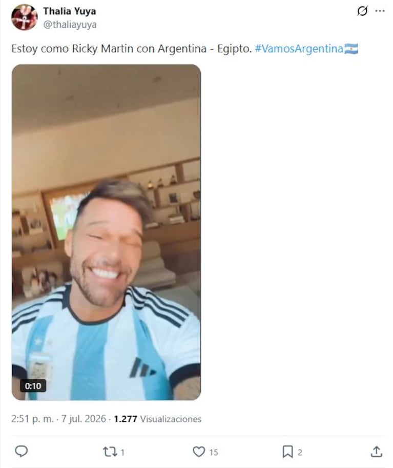 Memes Selección argentina venció a Egipto y pasó a cuartos de final en el Mundial 2026 (Foto: X).