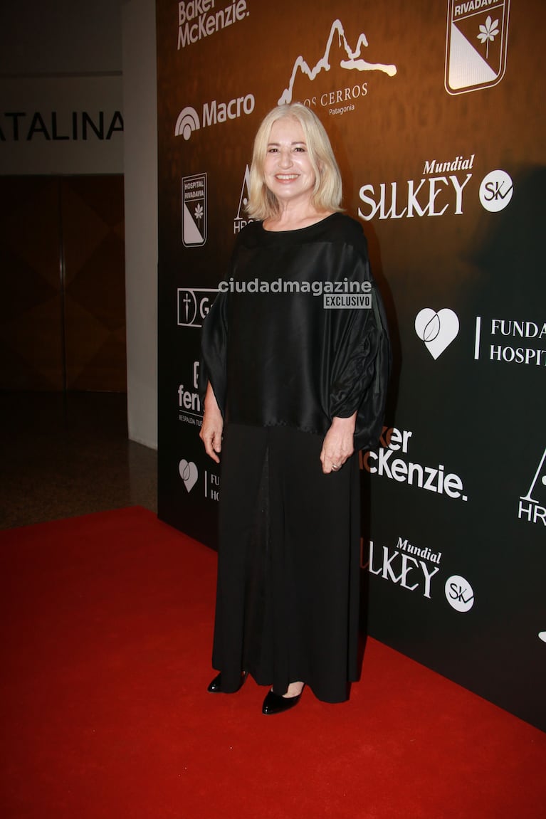 Mercedes Morán en la Gala del Hospital Rivadavia (Foto: Movilpress).