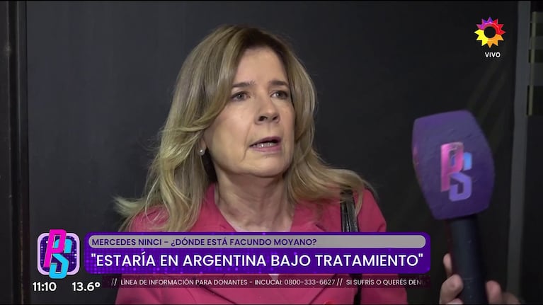 Mercedes Ninci habló de Facundo Moyano (Foto: captura de eltrece).