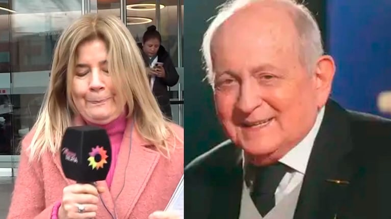 Mercedes Ninci se quebró en vivo por la muerte de Chiche Gelblung (captura de eltrece)