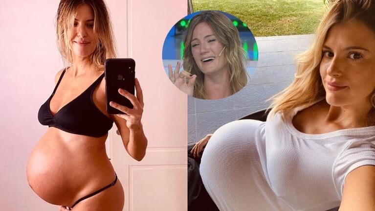 Mery del Cerro compartió una dulce postal de su súper panza a pocos días de dar a luz: A punto caramelo