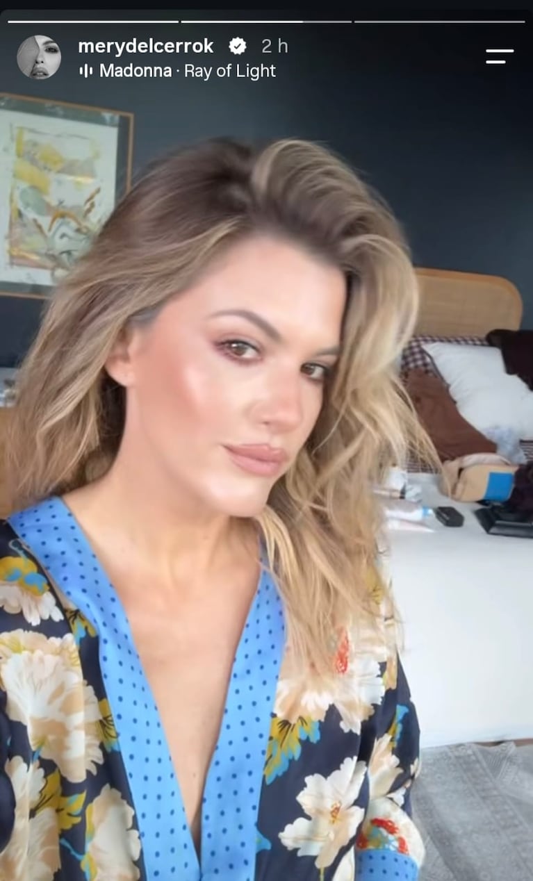Mery del Cerro mostró cómo se prepara para el casamiento de Lali Espósito y Pedro Rosemblat (Foto: Instagram).