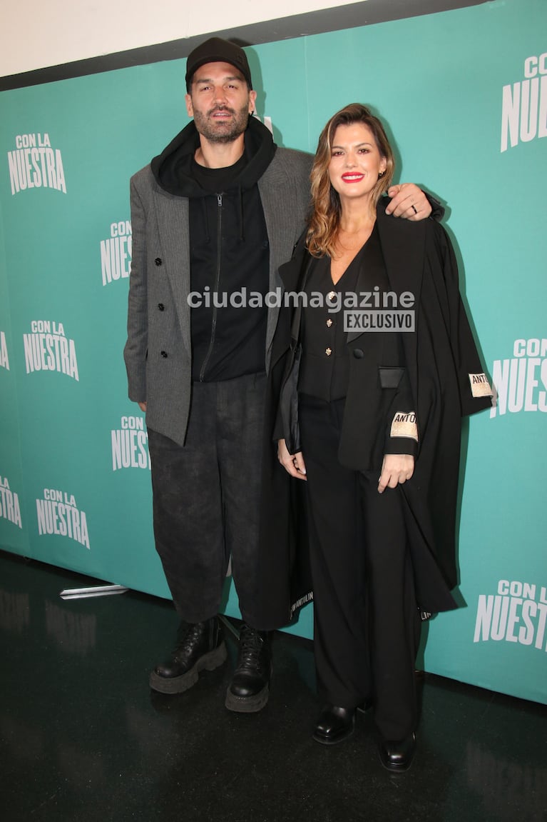 Mery del Cerro y Meme Bouquet en el estreno de Con la Nuestra (Foto: Movilpress).