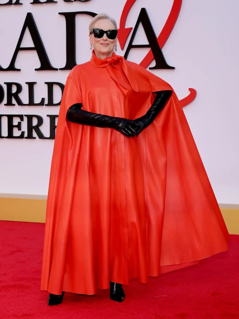 Meryl Streep en la premiere de El Diablo Viste a la Moda 2 en Nueva York (Foto: Instagram/@lft_magazine).